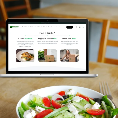 95 nutrition web experience