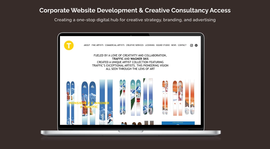 Corporate Website Development Creative Consultancy Access