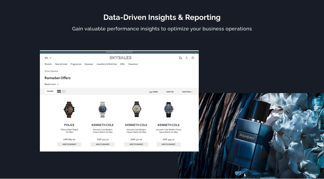 Data-driven insights and reporting