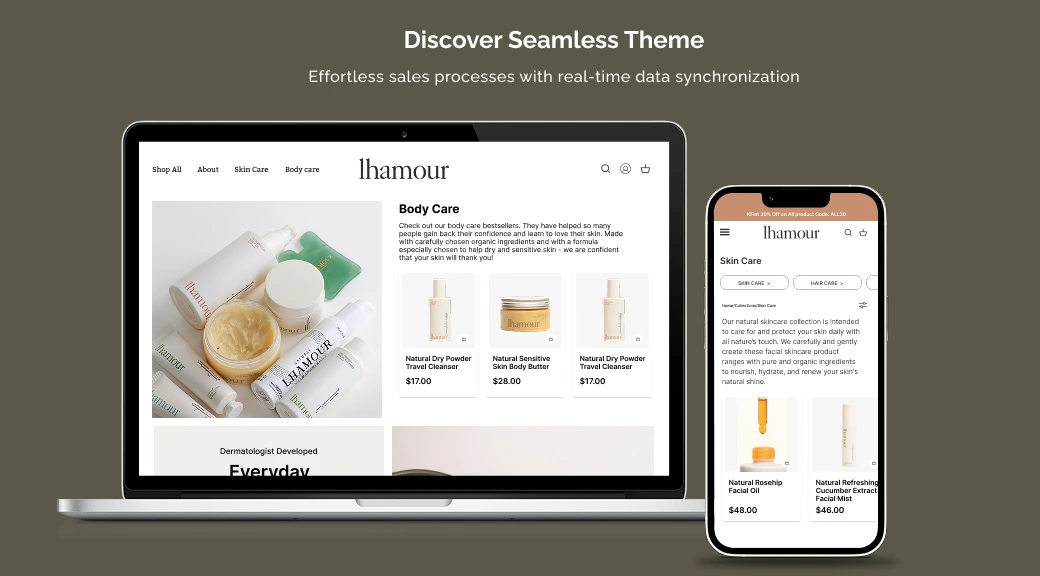 Discover Seamless Theme