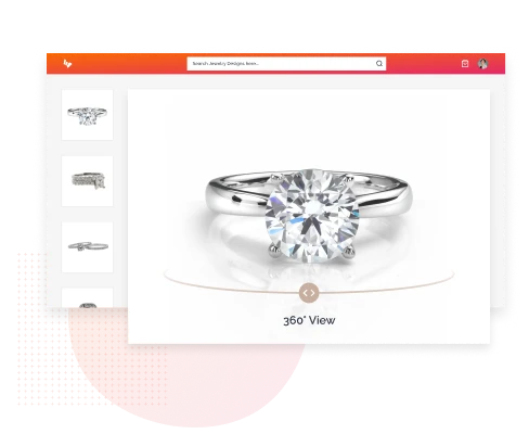 360-Degree View of Product in Custom Jewelary Solutions