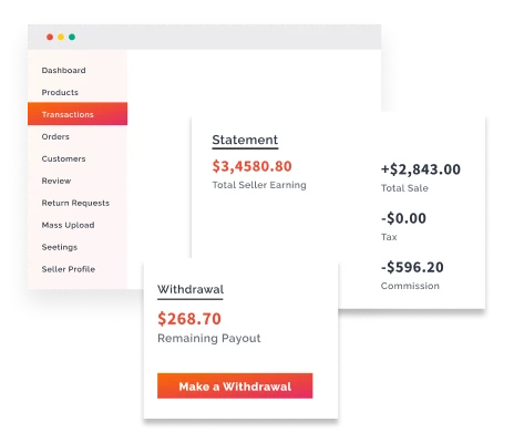 Multi Seller Vendor Panel
