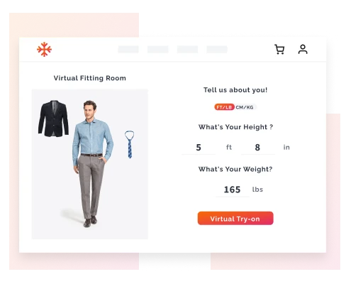 Virtual closet feature in Fashion eCommerce Solutions