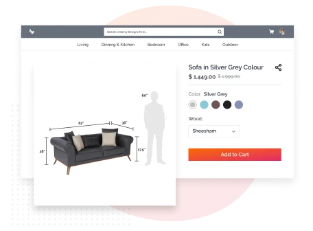 Product Dimensions in Pictorial Form - United Kingdom