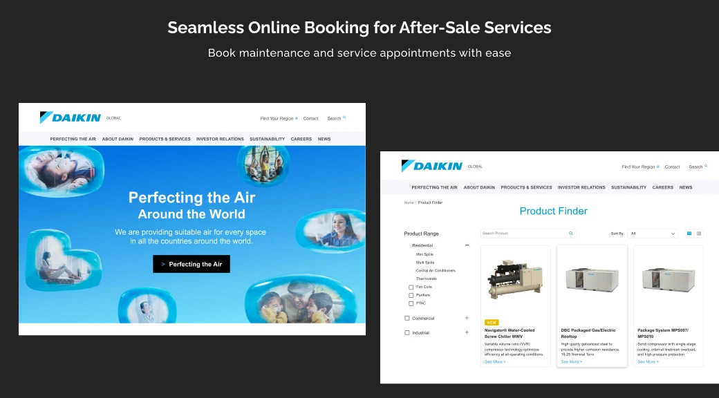 Seamless Online Booking For After Sale Services 2