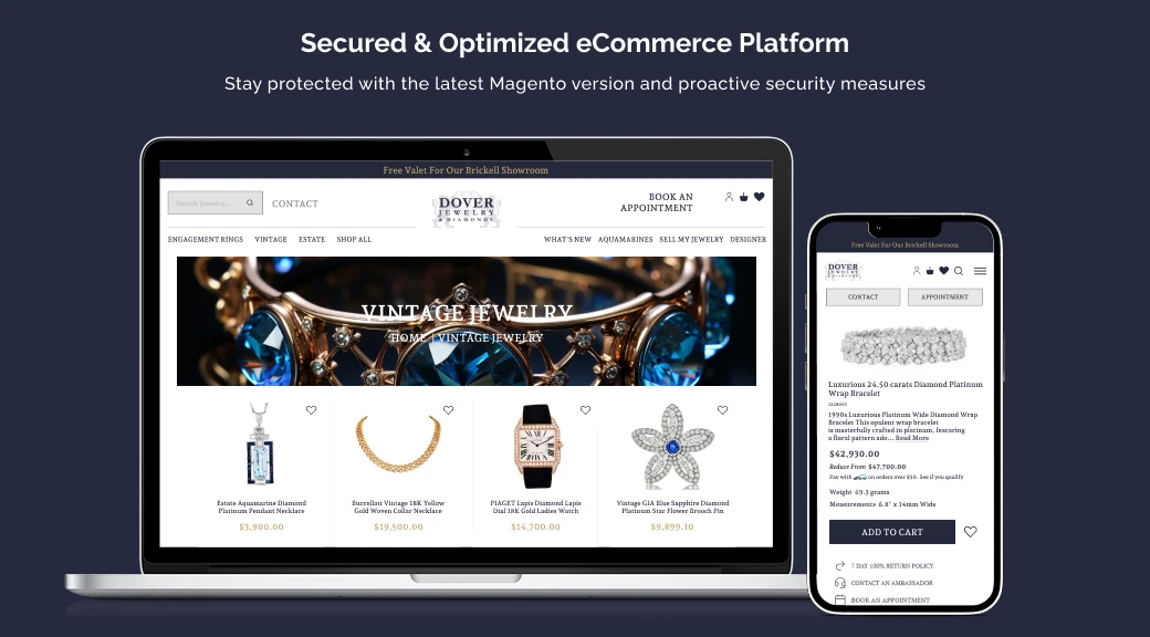 Secured and optimized eCommerce platform - 1