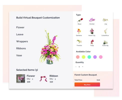 Virtual Bouquet Customization - Canada