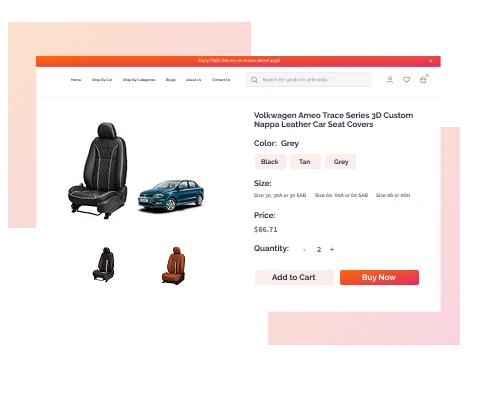 Virtual Vehicle and Parts Customization - UAE